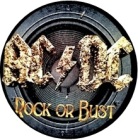 placka, button AC/DC - Rock Or Bust