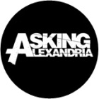 placka, button Asking Alexandria - Logo