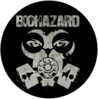 placka, button Biohazard - Gas Mask
