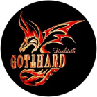 placka, button Gotthard - Firebirth