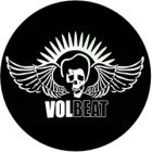 placka, button Volbeat