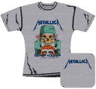 šedivé dámské triko Metallica - Crash Course