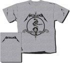 šedivé pánské triko Metallica - Death Magnetic