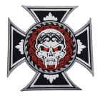 emblém, nášivka Maltézský kříž, Lebka, Kerka