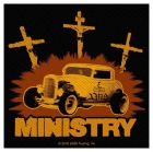 nášivka Ministry - Jesus built my Hotrod