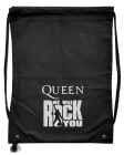 vak na záda s výšivkou Queen - We Will Rock You