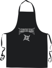 Laclová zástěra s výšivkou Metallica - logo