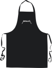 Laclová zástěra s výšivkou Metallica
