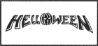 bílá nášivka Helloween