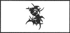 bílá nášivka Sepultura - logo