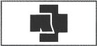 bílá nášivka Rammstein - logo full