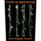 nášivka na záda, zádovka Type O Negative - October Rust