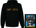 mikina s kapucí a zipem Nirvana - Kurt Cobain