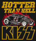 nášivka na záda, zádovka Kiss - Hotter Than Hell