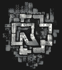 nášivka na záda, zádovka Rammstein - Logo II