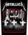 nášivka na záda Metallica - Master Of Puppets Band