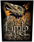 nášivka na záda, zádovka Lamb Of God - Omens
