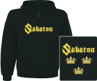 mikina s kapucí a zipem Sabaton - crowns