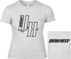 šedivé dámské triko Uriah Heep