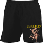 bermudy, kraťasy Sepultura - logo III