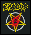 nášivka na záda, zádovka Exodus - pentagram