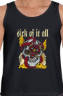 tílko Sick Of It All - skull