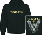 mikina s kapucí a zipem Soulfly - owl