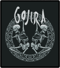 nášivka na záda, zádovka Gojira - skeletons