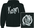 mikina s kapucí a zipem Korn - EST. 1994 Worldwide