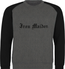 černošedivá mikina bez kapuce Iron Maiden II