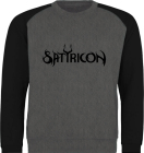 černošedivá mikina bez kapuce Satyricon