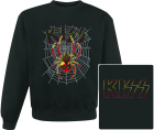 mikina bez kapuce Kiss - Spider Logo
