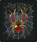 nášivka na záda, zádovka Kiss - Spider Logo