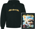 mikina s kapucí a zipem Helloween - Giants and Monsters