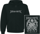 mikina s kapucí a zipem Megadeth - Vic Rattlehead demonic version