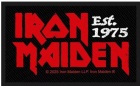 nášivka Iron Maiden – Est. 1975