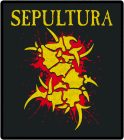 nášivka na záda, zádovka Sepultura - yellow logo