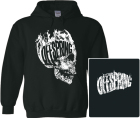 mikina s kapucí The Offspring - skull logo