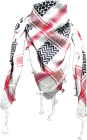šátek palestina - arafat - Červenočerný