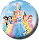 placka / button Disney Princezny