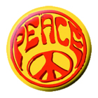 placka / button Peace