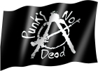 vlajka Punk's Not Dead