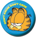 placka / button Garfield