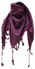 šátek palestina - arafat - purpurový