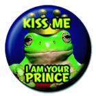 placka / button Kiss me …