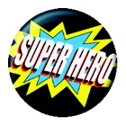 placka / button Super Hero