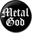 placka / button Metal God