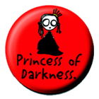 placka / button Princess of darkness