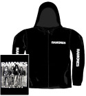 mikina na zip s kapucí Ramones
