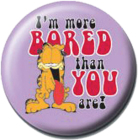 placka / button Garfield